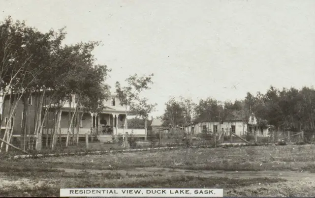 Residential view, Duck Lake